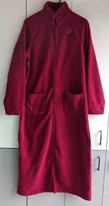 LL Bean Women's Fleece ROBE Zip Front Cambodia Size SMALL - Picture 1 of 12