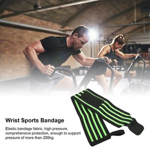 Fitness Weightlifting Bracer Adjustable Wristband Support Elastic Wrist Wraps - Picture 1 of 12