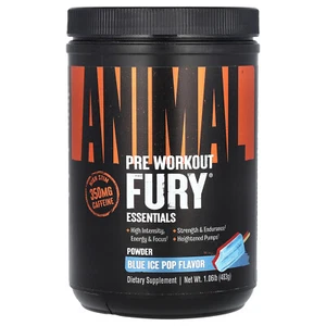 Fury® Essentials, Pre Workout, Blue Ice Pop, 1.06 lbs (483 g) - Picture 1 of 3