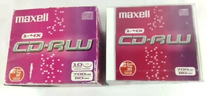 Confezione Da 10 Rw 700Mb 80Min Maxell Nuovi E Nuovo E Monitoraggio - Afbeelding 1 van 3