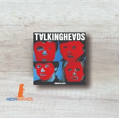 CABEZAS PARLANTES PERMANECEN EN LIENZO CLARO IMPRESIÓN ÁLBUM CUBIERTA ARTE DE PARED C111 Foto 1 de 4