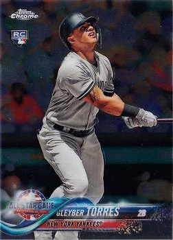 2018 Topps Chrome Update #HMT80 Gleyber Torres NM - Image 1 of 2