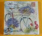 20 Servietten Fahrrad Lavendel Katze 1 Packung IHR Briefmarke Provence Mohn 