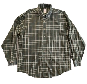 Camisa Brooks Brothers 346 Para Hombre XL Cazador Verde Ventana Dinero Antiguo Sin Planchar - Imagen 1 de 16