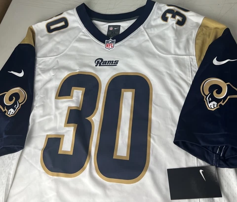 NEW Nike Todd Gurley II Jersey #30 Los Angeles St Louis Rams Swoosh  XL On Field Cover