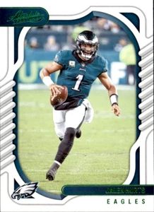 Jalen Hurts 2022 Panini Absolute Green #72 Philadelphia Eagles Football Card - Picture 1 of 3