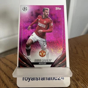 2023-24 Topps UEFA Club Competitions 151 Mason Mount - Pink Sparkle - Picture 1 of 2