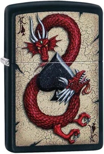 ZIPPO 29840 DRAGON ACE DESIGN LIGHTER - Picture 1 of 5