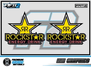Motocross Stickers Energy MX Graphics Decals Drink Wrap Graphic Track Radiator - Picture 1 of 1