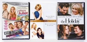 Romance Movie DVD Lot,Never Been Kissed,What Happens in Vegas,Letters to Juliet - Picture 1 of 5
