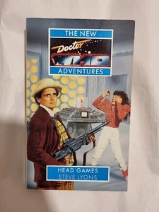 DOCTOR WHO THE NEW ADVENTURES BOOK HEAD GAMES STEVE LYONS PAPERBACK VIRGIN BOOKS - Picture 1 of 7