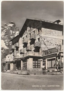 CERVINIA - AOSTA - ALBERGO ROSA' - VIAGG. -497- - Picture 1 of 1