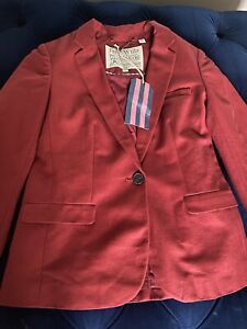 BNWTs Jack Wills Ladies Red Claret Blazer - UK Size 8