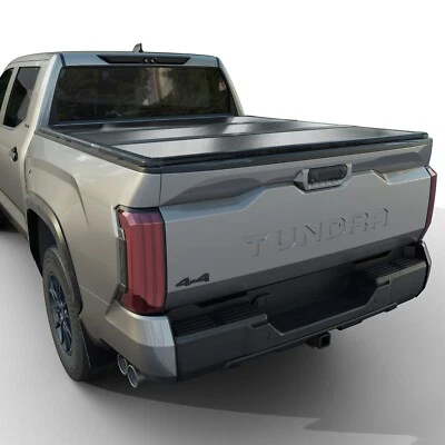Cubierta rígida plegable para caja de camión|Se adapta a Toyota Tundra 07-21 plataforma de 6' 7" Foto 1 de 4