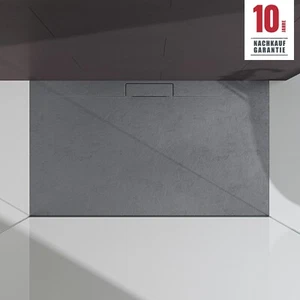 Duschwanne mineralguss Duschwanne 120x90 100x90 Duschtasse Beton Grau  Lyra NEU! - Bild 1 von 17