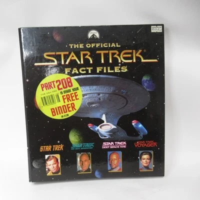 Official Star Trek Fact File Collection Folder Bundle Magazine Files 208 to 301 - Image 1 of 4