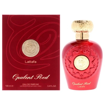 Opulent - Rojo de Lattafa para unisex - 3,4 OZ eau de parfum spray Foto 1 de 4