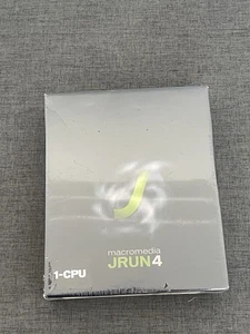 Macromedia JRun 4  Java/J2EE Server for 1 CPU   SEALED BOX NEW!  JRD04D001 - Picture 1 of 2