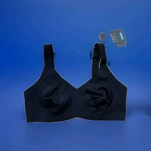 Knix Padded V-Neck Evolution Bra, Size 4 Black - Picture 1 of 4