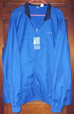 NUEVO CON ETIQUETAS Chaqueta Chándal Reebok 2XL Calce Relajado Malla Azul Búfalo Nueva XXL PRECIO DE VENTA SUGERIDO POR EL FABRICANTE $80 Foto 1 de 4