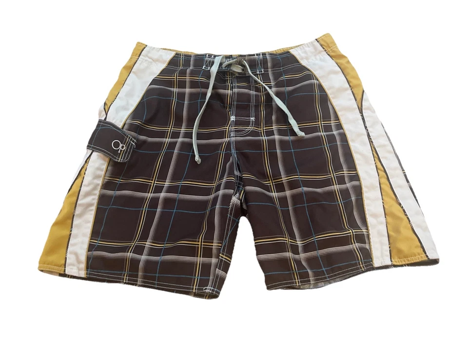 Bañador OP Ocean Pacific para hombre talla L 36/38 marrón/amarillo RN 52469 Foto 1 de 4