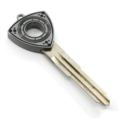 SILVER ROTOR KEY BLANK FITS: 1993-2002 MAZDA RX-7 FD3S 3rd GEN FD R1 R2 TURBO - Image 1 of 4