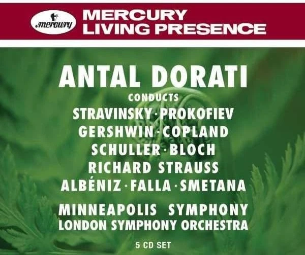 Antal Dorati Conducts Stravinsky Prokofiev etc Mercury Living Presence 5 CD Set - Изображение 1 из 1