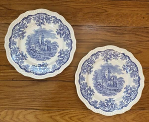 Set of 2 Spode Blue Room Collection Regency Series Ruins Dinner Plates 11" - Picture 1 of 8