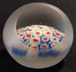 Sulfure Millefiori a pan coupé 6,5 cm Très bel état N°576/78 - Foto 1 di 6