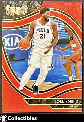 JOEL EMBIID /49 RED DISCO PRIZM 2020 Select Court Level #216 - Image 1 of 2