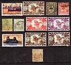 PIM1284 Nlle CALEDONIE 12 timbres: emblème, Rocher, bateau