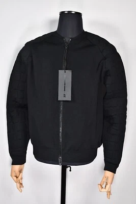 Alexander Wang X H&M Italia Hombre Negro Neopreno Bombardero Cremallera Abrigo Chaqueta Talla M Foto 1 de 4
