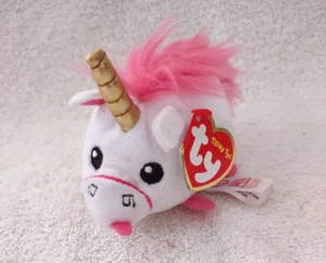 Ty Teeny Tys Despicable Me 3 Minions Fluffy Unicorn 3 1/2" From 2017 - Picture 1 of 6