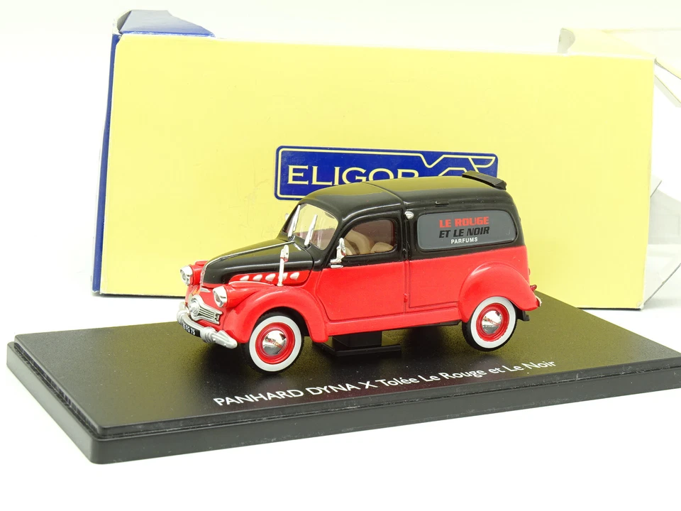 Eligor 1/43 - Panhard Dyna X Zincato Il Rosso E Nera Profumo - Immagine 1 di 1
