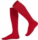 Mysocks Unisex Knee High Socks Plain, Combed Cotton, Seamless Toe