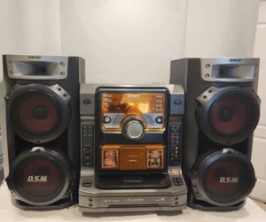Sony LBT-ZX66i / HCD-ZX66i Stereo Orange 5-Disc CD Player BoomBox - TESTED - Picture 1 of 5