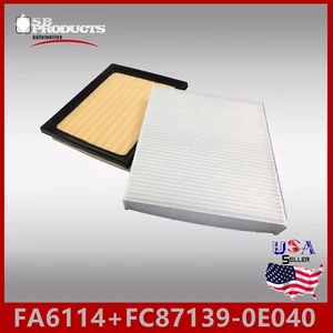 FA6114 FC21471 ENGINE & CABIN AIR FILTER ~ FITS 2016-2017 TOYOTA PRIUS V - Picture 1 of 6