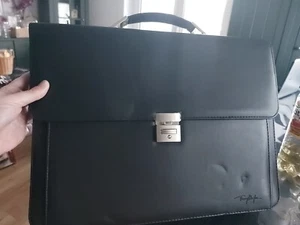 Aktentasche Schwarz von Thierry Mugler NEU - Bild 1 von 6