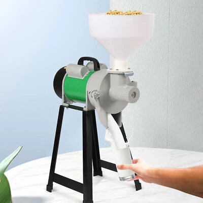 Molino eléctrico 3000 W grano maíz trigo alimentación/harina cereales máquina con embudo Foto 1 de 4