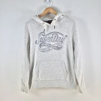 Superdry Mujer Jersey Sudadera Con Capucha Talla 14 Gris Manga Larga Algodón 109534 Foto 1 de 4