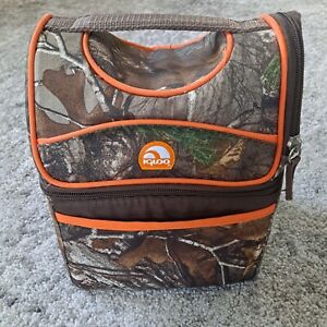 IGLOO SPORTSMAN LUNCH BOX COOLER SOFT SIDED REALTREE CAMO CAMPING OR HUNTING
