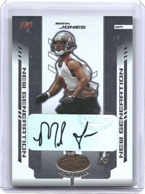 Mark Jones 2004 Leaf Certified Materials New Generation /1000 Rookie Auto RC Buc - Image 1 of 2
