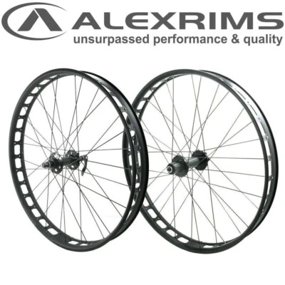 Juego de ruedas QR tubeless Fat Bike Alex Blizzerk 70 26" delanteras 9x135 mm y traseras 10x190 mm Foto 1 de 4