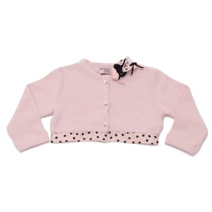 1513AD cardigan bimba GIRL MONNALISA BEBE' pink sweater kids - Picture 1 of 4
