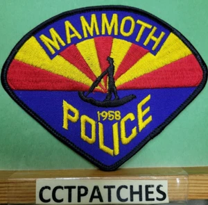 MAMMOTH, ARIZONA POLICE SHOULDER PATCH AZ - Picture 1 of 2