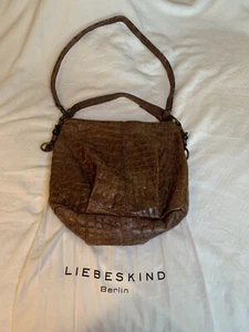 Liebeskind Brown Leather Hobo Handbag - Picture 1 of 11