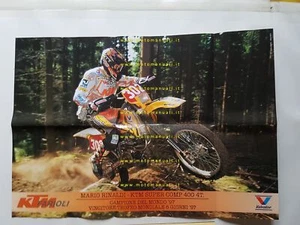 KTM Scheinwerfer Produktion 1997 Poster Mario Rinaldi original italienisches Prospekt - Bild 1 von 2