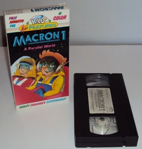 Macron 1 A Parallel World VHS Video Just For Kids Mini Features Kids Cartoon One - Picture 1 of 7