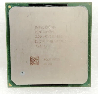 Intel Pentium 4 Sockel 478 3.2 GHz Prescott 1 MB Cache SL7PN CPU/Prozessor - Image 1 of 4