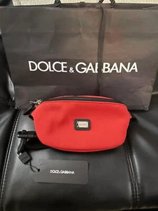 New Dolce & Gabbana Nylon Sling Bag Fanny Pack Red - Picture 1 of 4